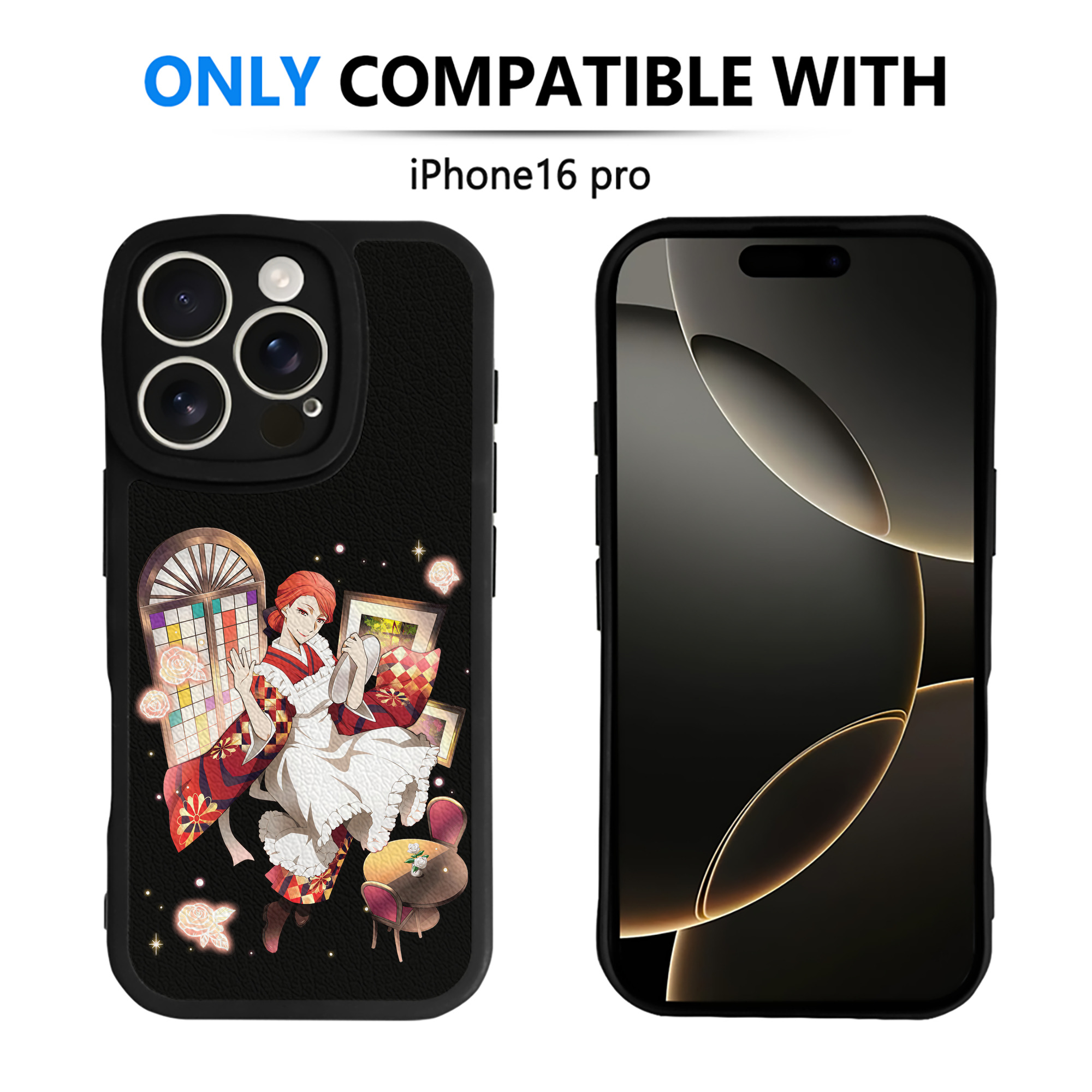 （画像用） 文豪ストレイドッグス Bungo Stray Dogs 【iPhone 16シリーズ対応】シリコンスマホケース（レザー調） 材質：シリコン
